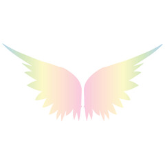 rainbow colored wings,butterfly wings,tattoo wings