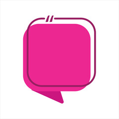 Bubble Text Box Vector