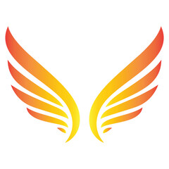 Obraz premium angel wings isolated