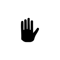 Hand hand drawn icon.