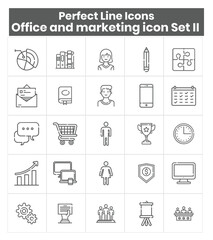 Fototapeta premium Business and Office Icons II