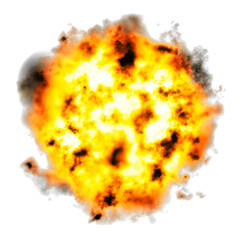 Obraz na płótnie Canvas Fire Explosions