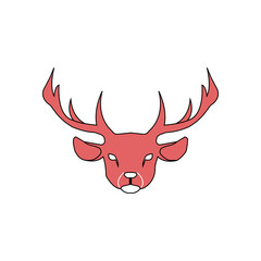 dear vector illustration design art