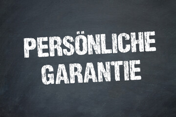 Fototapeta premium persönliche Garantie