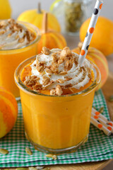 American style pumpkin pie smoothie