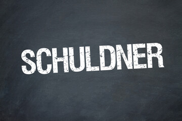 Obraz premium Schuldner