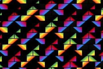 colourful design gradient square brick pattern for wallpaper commercial ads background 