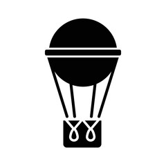 air balloon icon vector design template in white background