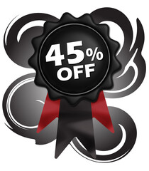 label, offer, promotion, discount, tag, black week banner