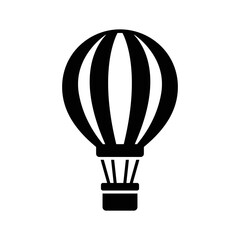 air balloon icon vector design template in white background