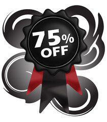 label, offer, promotion, discount, tag, black week banner