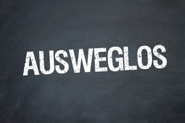 Obraz premium ausweglos