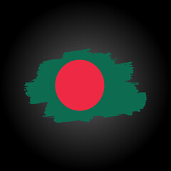 country map flag illustration