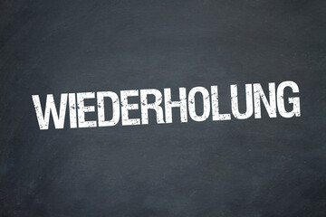 Obraz premium Wiederholung 