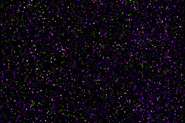 Galaxy space background.  Colourful confetti celebration background.  The concept of New Year, Christmas and all celebration backgrounds concepts.