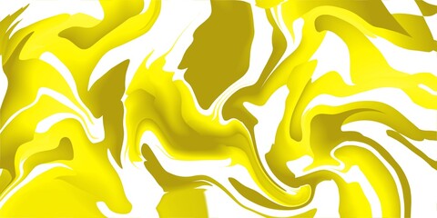 Fototapeta premium Yellow white wavy background 