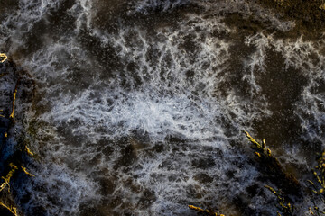 Gefrorene Oberfl&auml;che Muster