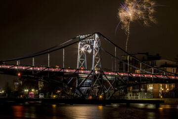Kaiser-Wilhelm-Br&uuml;cke an Silvester 2021/22