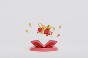 surprise gift box giveaway banner background copy space