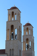 Fototapeta na wymiar Curch view, Agioi Anargyroi church, Paphos