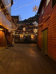 Obraz premium Bryggen i Bergen UNESCO heritage Cite Norway