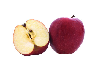 red apples over transparent png