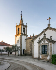 Fototapeta na wymiar Igreja de Santa Maria dos Anjos, en la fortaleza de Valença (Portugal)