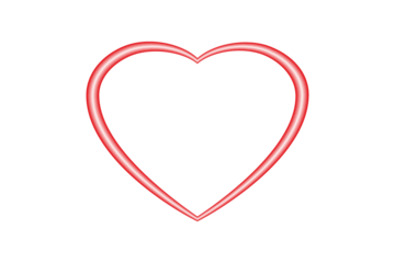 Valentine's Day symbol illustration, heart shape 3d effect. great for valentine's day design