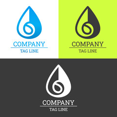 Zero Water Fasting Vector Logo Design, Suitable For Web, Cover, Banner And Business