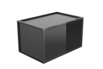 Shoe Boxes Multipurpose 1 Pack Sneaker Containers Bins, Shoe Storage Box, Clear Plastic Stackable Shoe Organizer for Closet, Space Saving Foldable Shoe Sneaker Containers Bins Holders. 3d illustration