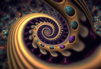 Cosmic Fractal Spiral 5