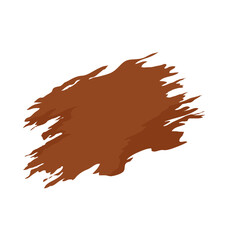 brown brush stroke