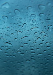 texture of water droplets on glass