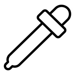 eyedropper line icon
