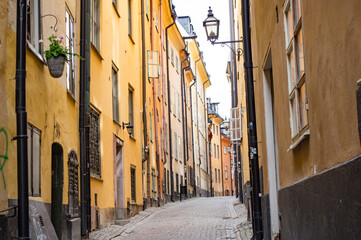 Fototapeta na wymiar Rue de Stockholm