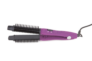 Hair straightener isolated