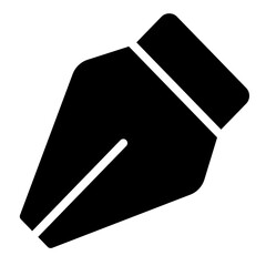 pen tool glyph icon