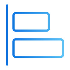 center align gradient icon