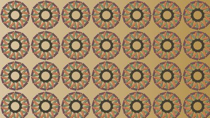 Modern Colored Geometrical textured pattern with decorative ornamental illustrations for desktop, wallpaper, background, texture