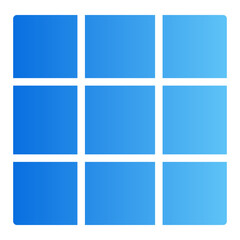 grid gradient icon