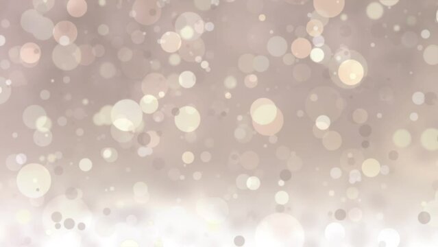 Abstract glitter lights pink gold background. Seamless looping video footage. (018_pink gold)