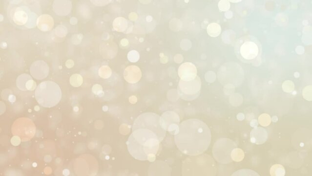 Abstract glitter lights gold background. Seamless looping video footage. (018_gold)