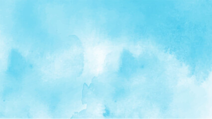 Abstract blue watercolor background for your design, watercolor background concept, vector.