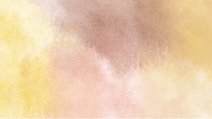 Abstract yellow watercolor background for your design, watercolor background concept, vector.