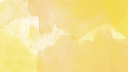 Abstract yellow watercolor background for your design, watercolor background concept, vector.