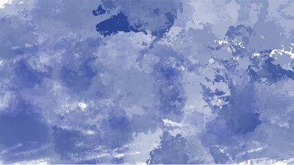 Abstract blue watercolor background for your design, watercolor background concept, vector.