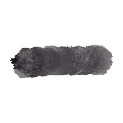 Black grunge stroke brush , banner, label, for your design, PNG file.