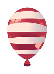 striped balloon icon