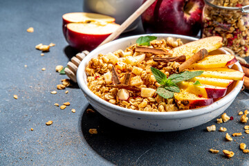 Apple pie breakfast granola