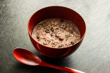 雑穀米粥　mixed grain rice porridge